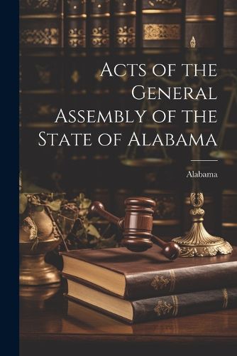 Cover image for Acts of the General Assembly of the State of Alabama