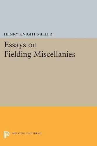 Cover image for Essays on Fielding Miscellanies