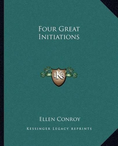 Cover image for Four Great Initiations