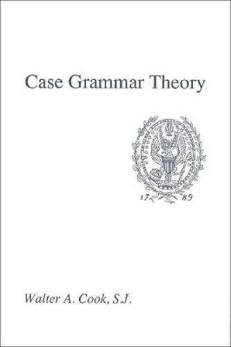 Cover image for Case Grammar Theory