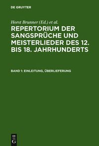 Cover image for Einleitung, UEberlieferung