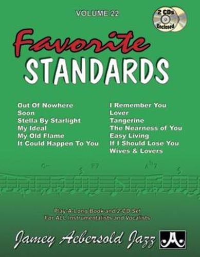 Favorite Standards: Jazz Play-Along Vol.22