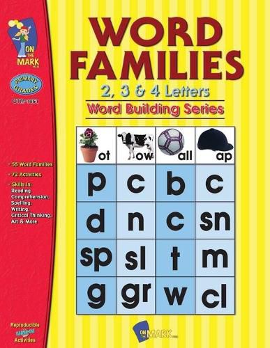 Cover image for Word Families: 2, 3 & 4 Letters, Grades 1-3