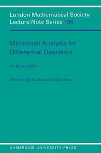 Cover image for Microlocal Analysis for Differential Operators: An Introduction