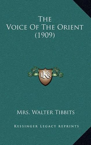 Cover image for The Voice of the Orient (1909)