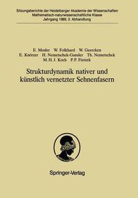 Cover image for Strukturdynamik Nativer und Kunstlich Vernetzter Sehnenfasern