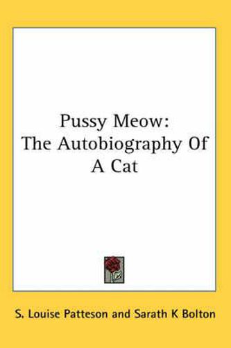 Cover image for Pussy Meow: The Autobiography of a Cat
