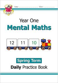 Cover image for New KS1 Mental Maths Daily Practice Book: Year 1 - Spring Term