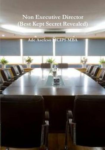 Cover image for Non Executive Director (Best Kept Secret Revealed)