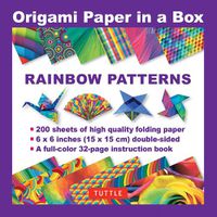 Cover image for Origami Paper in a Box - Rainbow Patterns