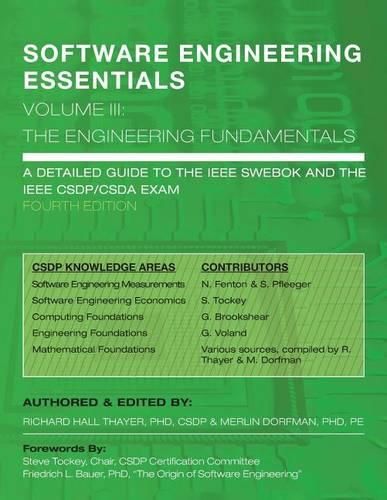 Cover image for SOFTWARE ENGINEERING ESSENTIALS, Volume III: The Engineering Fundamentals