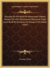 Cover image for Raccolta de Piu Belli Ed Interessanti Dipinti Musaici Ed Altri Monumenti Rinvenuti Negli Scavi Reali Di Ercolano, Di Pompei E Di Stabia (1854)