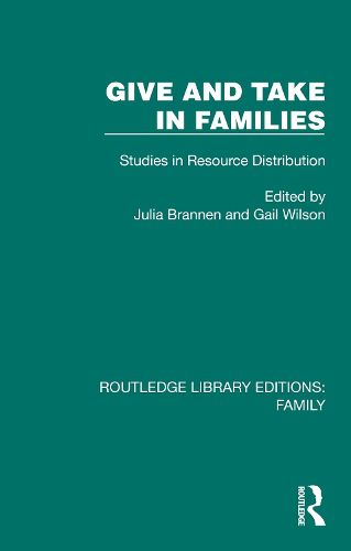 Cover image for Give and Take in Families
