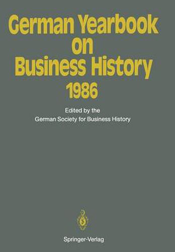 Cover image for German Yearbook on Business History 1986