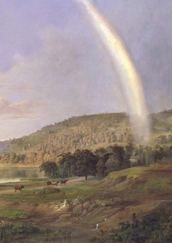 Cover image for Landscape with Rainbow Notebook