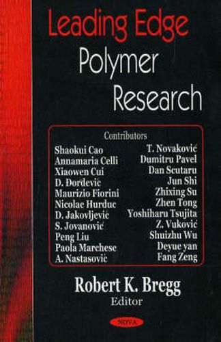 Cover image for Leading Edge Polymer Research