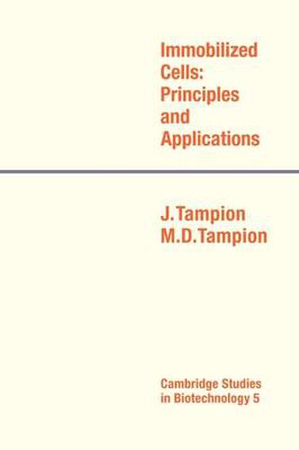 Cover image for Immobilized Cells: Principles and Applications
