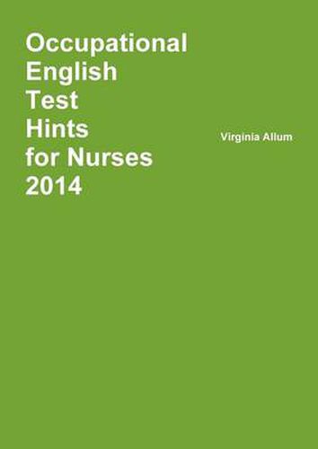 Cover image for Occupational English Test Hints 2014