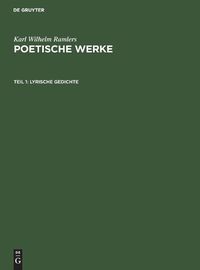 Cover image for Lyrische Gedichte