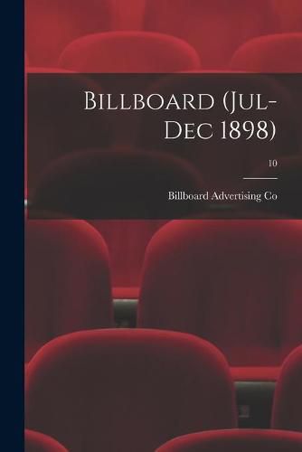 Cover image for Billboard (Jul-Dec 1898); 10