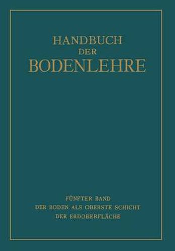 Cover image for Der Boden ALS Oberste Schicht Der Erdoberflache