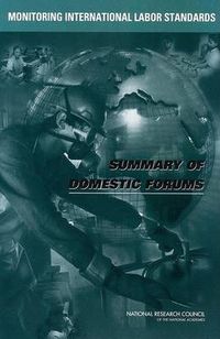 Cover image for Monitoring International Labor Standards: Summary of Domestic Forums