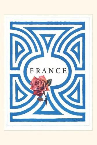 Cover image for Vintage Journal France with Rose Poster