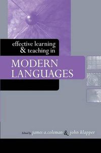 Cover image for Effective Learning and Teaching in Modern Languages