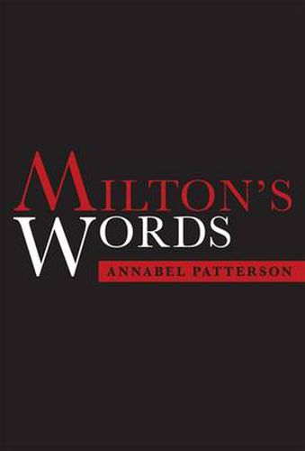 Cover image for Milton's Words