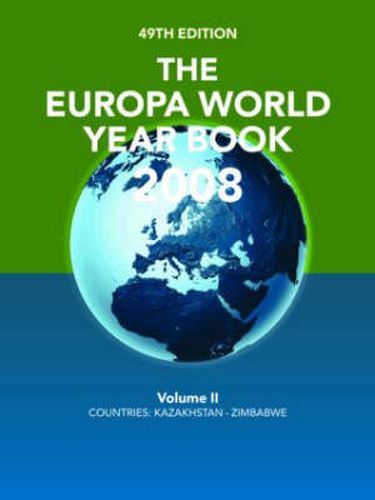 Cover image for The Europa World Year Book 2008 Volume 2