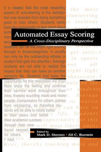 Cover image for Automated Essay Scoring: A Cross-disciplinary Perspective