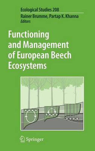 Cover image for Functioning and Management of European Beech Ecosystems