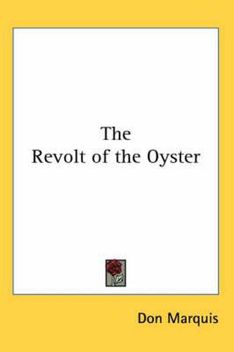 Cover image for The Revolt of the Oyster