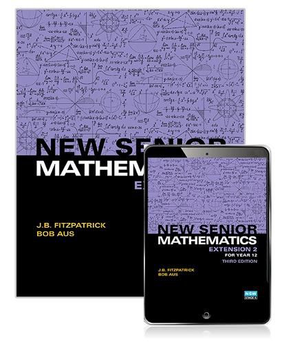 Cover image for New Senior Mathematics Extension 2 Year 12 Student Book with eBook