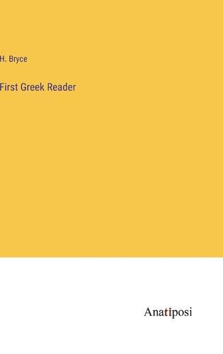 Cover image for First Greek Reader