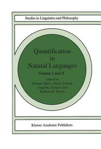 Cover image for Quantification in Natural Languages: Volume I