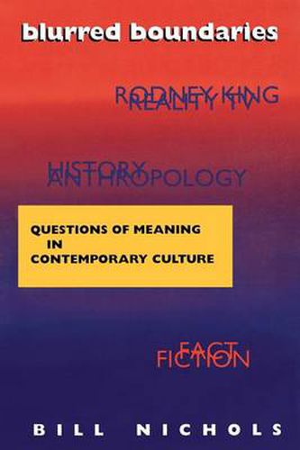 Cover image for Blurred Boundaries: Questions of Meaning in Contemporary Culture