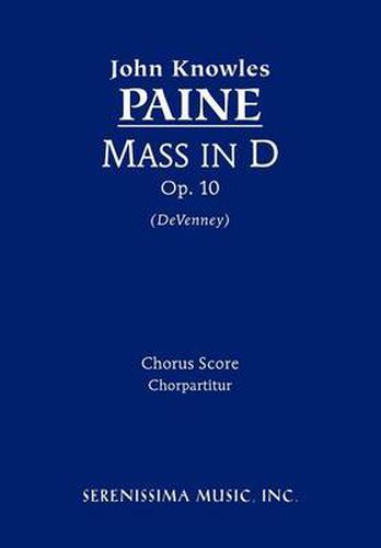 Mass in D, Op. 10 - Chorus Score