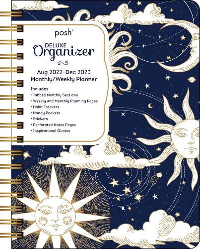 Posh: Deluxe Organizer 17-Month 2022-2023 Monthly/Weekly Hardcover Planner Calendar