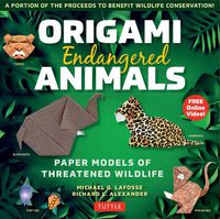 Cover image for Origami Endangered Animals Kit