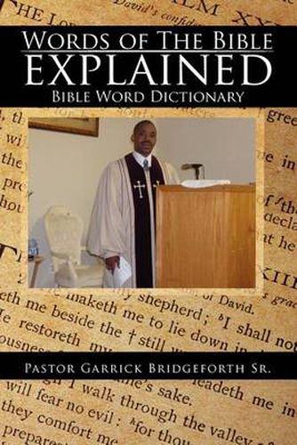 Cover image for Words of the Bible Explained: Bible Word Dictionary