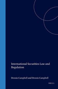 Cover image for International Securities Law and Regulation