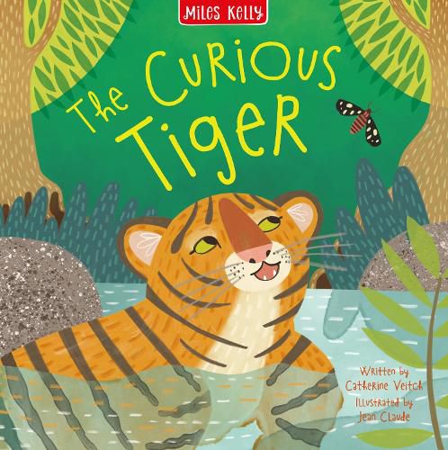 Cover image for Rainforest Curious Tiger