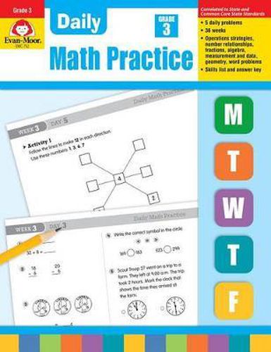 Cover image for Daily Math Practice, Grade 3 Teacher Edition
