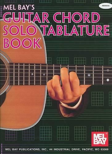 Cover image for Guitar Chord Solo Tablature Book