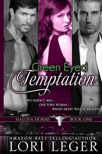 Cover image for Green Eyed Temptation: Halos & Horns (Large Print)