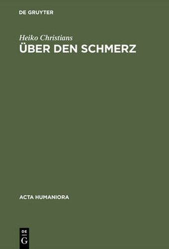 Cover image for UEber den Schmerz