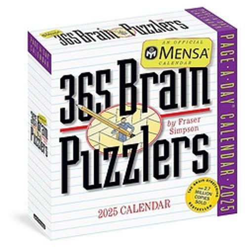 Mensa 365 Brain Puzzlers Page-A-Day Calendar 2025