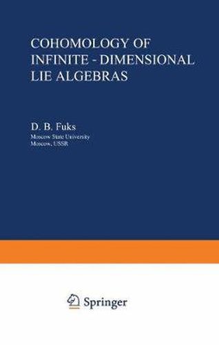 Cover image for Cohomology of Infinite-Dimensional Lie Algebras