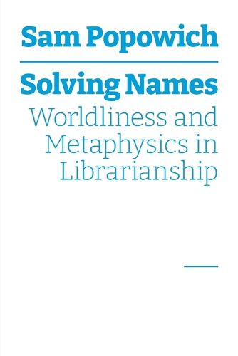 Cover image for Solving Names